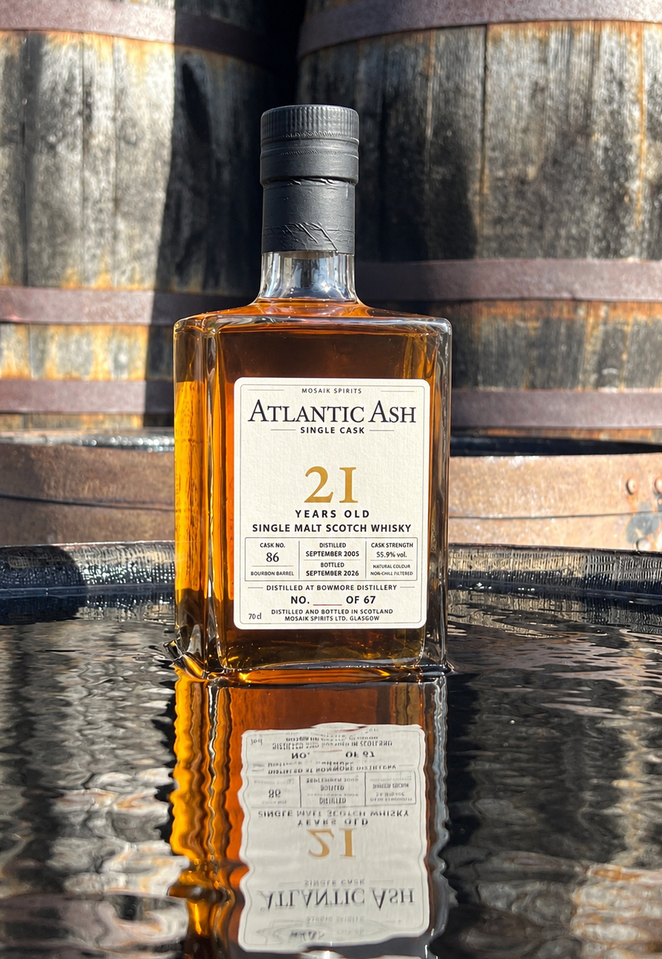 Atlantic Ash – 21 Year Old Single Cask Scotch Whisky